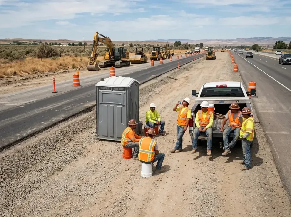 highway-road-construction-crew-007 — frequently asked questions, Porta Potty and Restroom Rentals in Beulah, ND